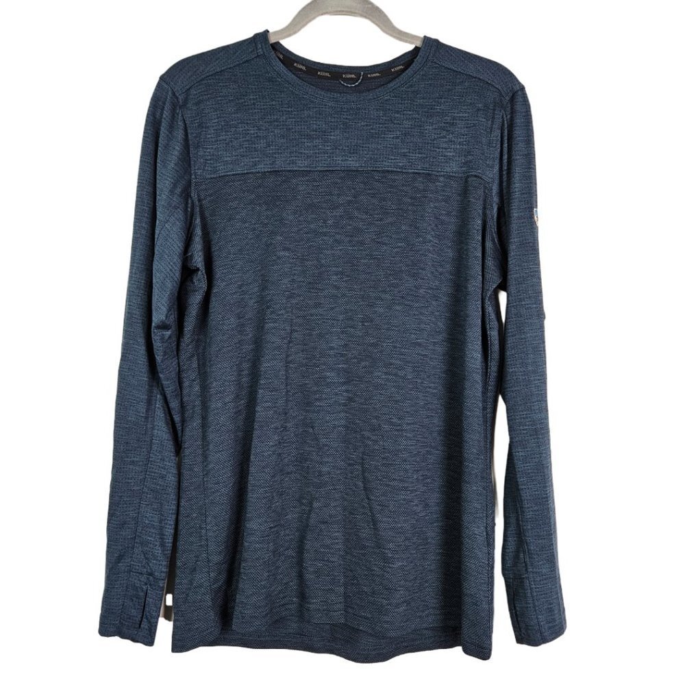 Kuhl Engineered Long Sleeve Shirt Pirate Blue S 7362